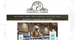 Desktop Screenshot of oakwellfarms.us